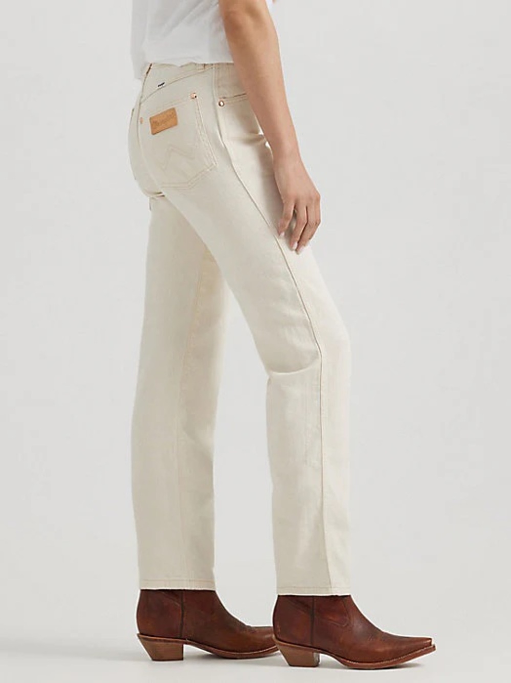 Wrangler High-Rise Straight-Leg Jeans